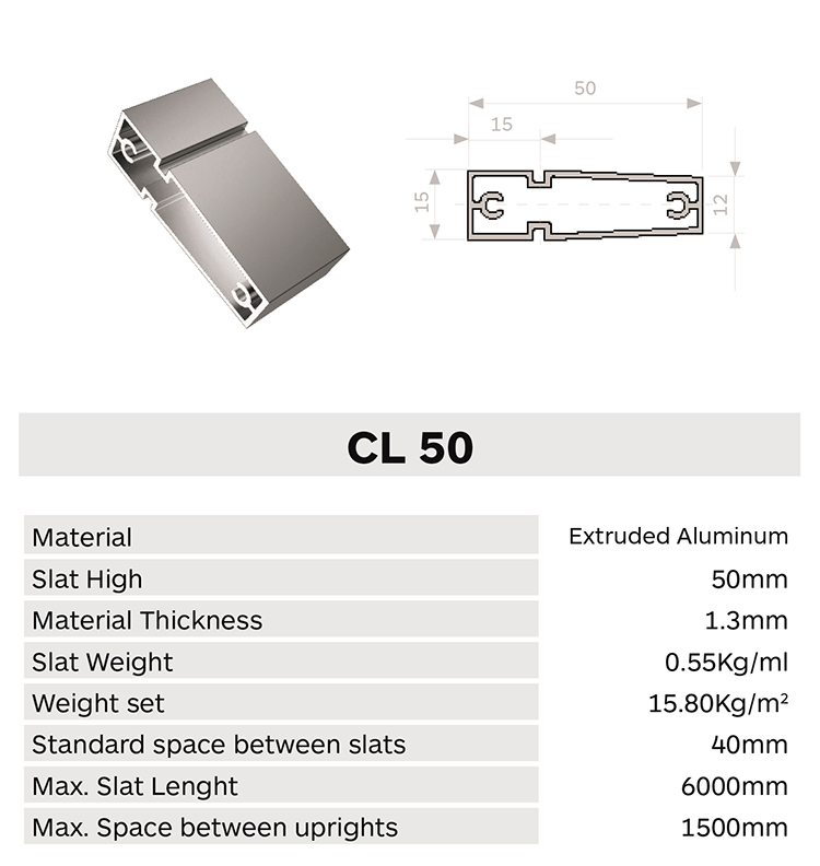 Caracteristica lama cl50