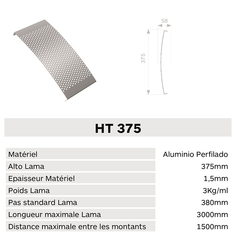 Caracteristica lama ht375