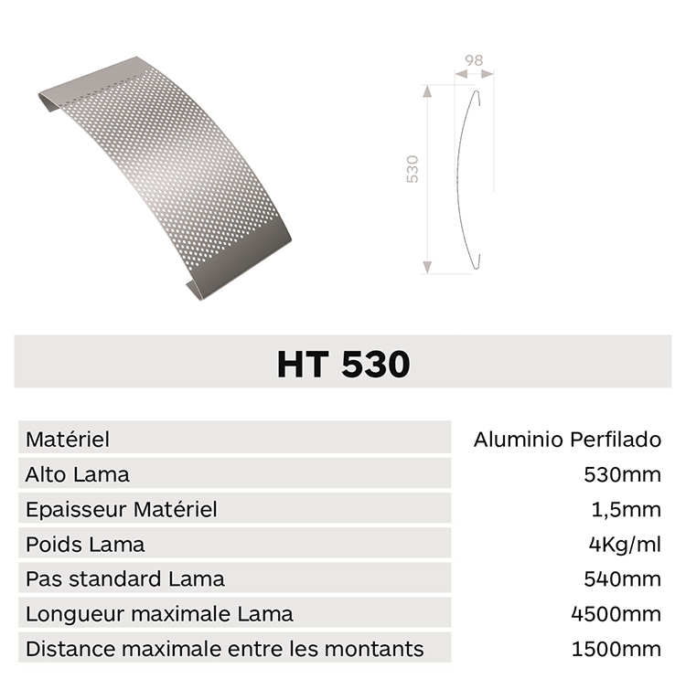 Caracteristica lama ht530