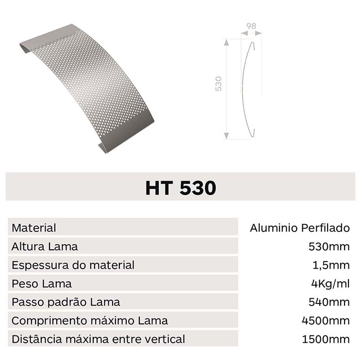 Caracteristica lama ht530