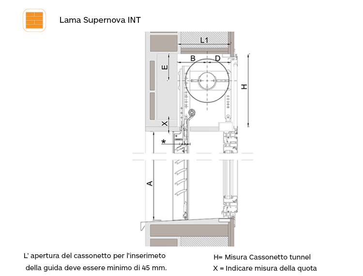 Seccion enrollamiento obra supernova interior