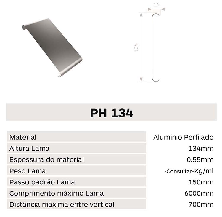 Caracteristica lama ph 134