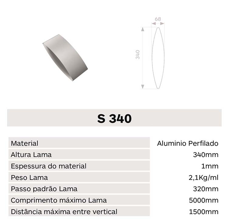 Caracteristica lama S340